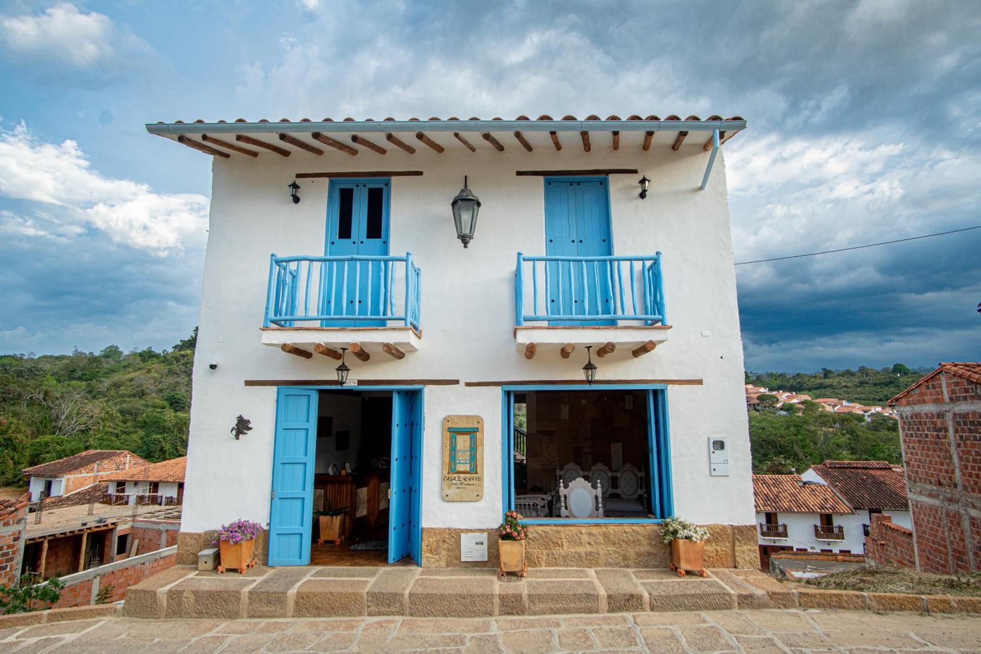 Hotel Boutique Casa Encanto Barichara Bagian luar foto